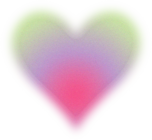 Buildable Abstract Glowing Gradient Aura Simple Heart